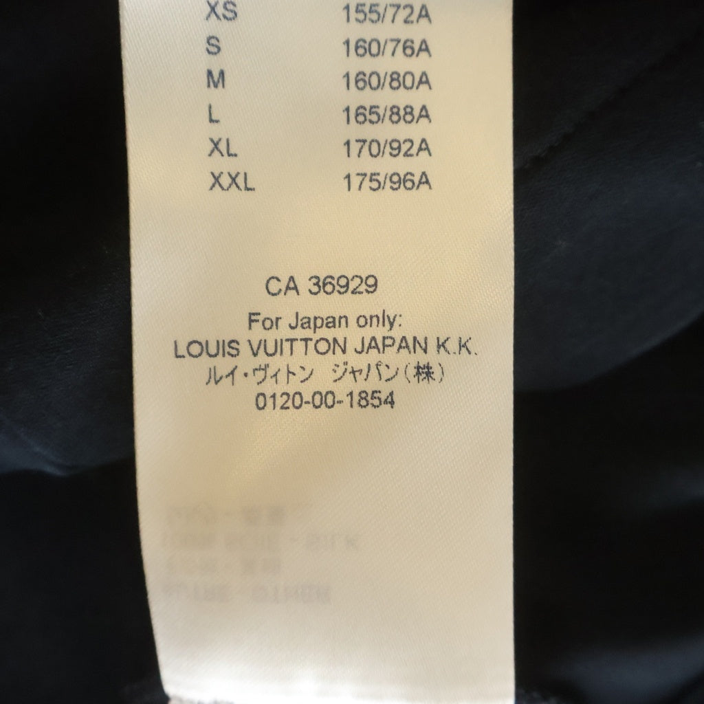 LOUIS VUITTON(ルイヴィトン) 19SS サイドストラップ ネックモチーフ レディース 半袖Tシャツ カットソー ブラック FGTS03