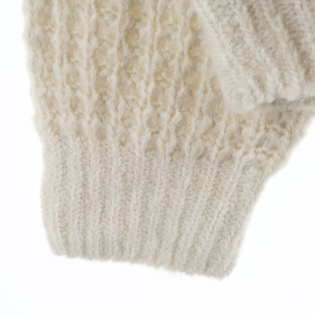 SUPREME(シュプリーム) 25AW small box waffle sweater クルーネック セーター ローゲージニット ベージュ
