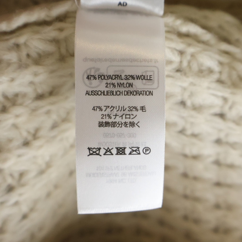 SUPREME(シュプリーム) 25AW small box waffle sweater クルーネック セーター ローゲージニット ベージュ