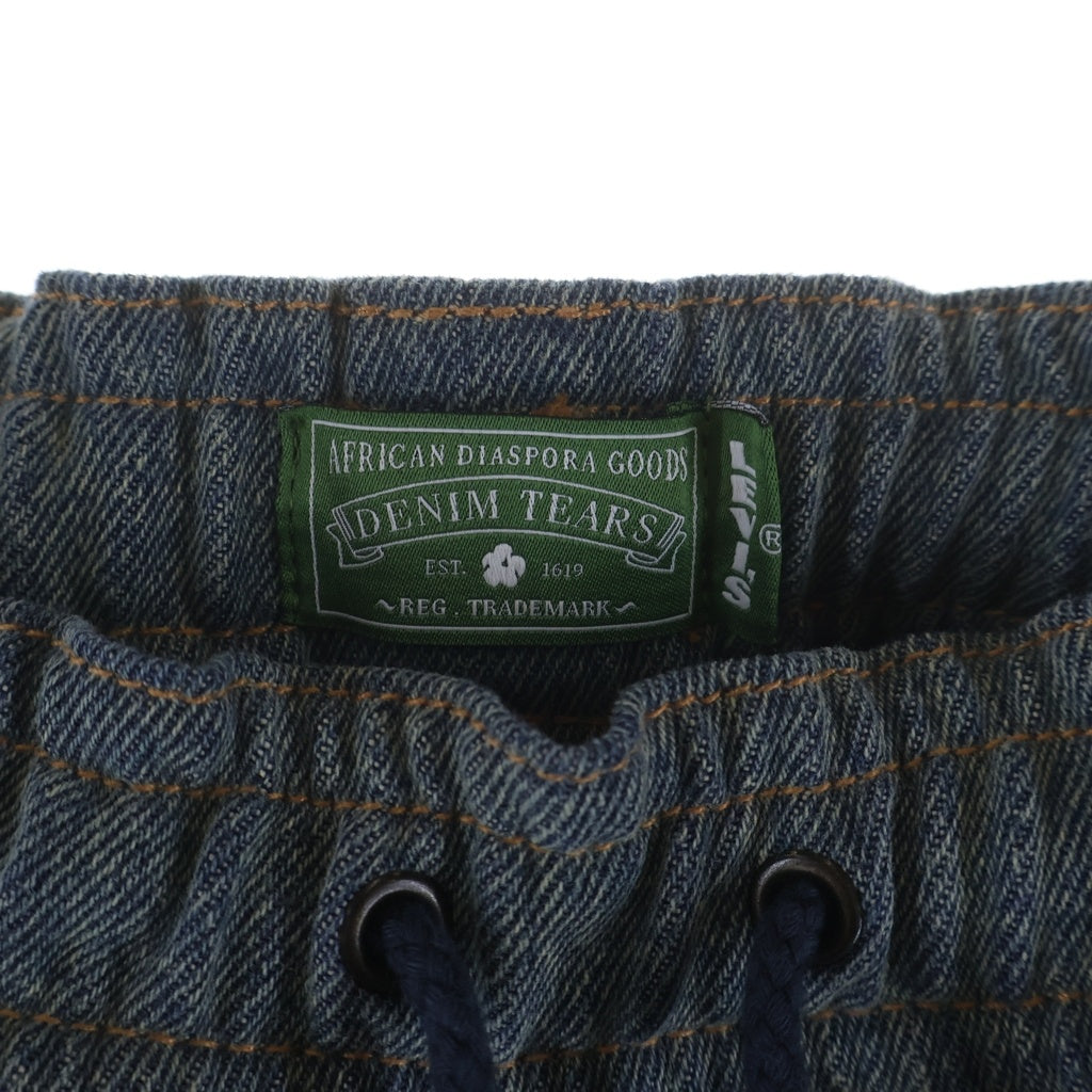 Levi's(リーバイス) ×DENIM TEARS デニムティアーズ トラックパンツ デニム インディゴ 000VP0000