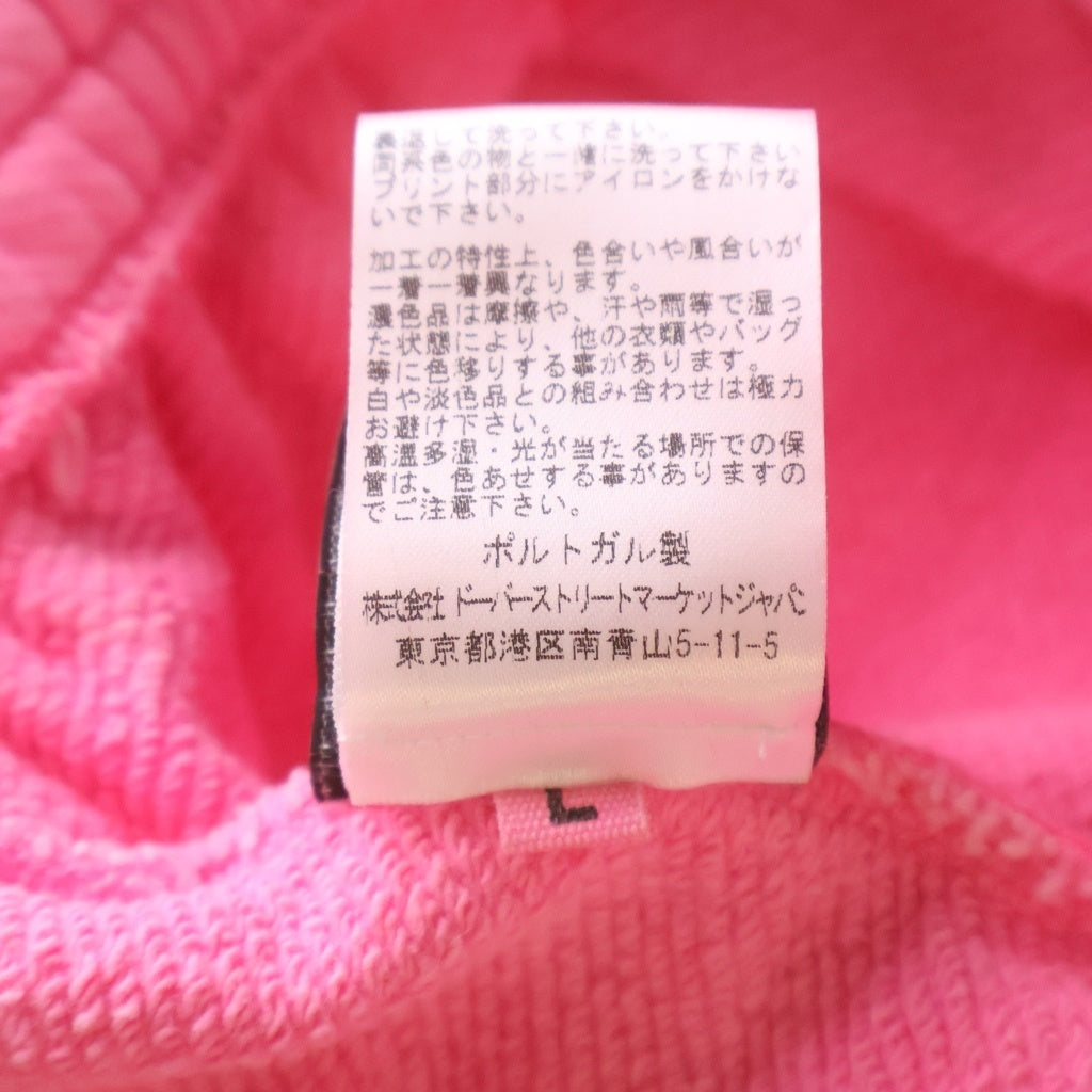 DENIM TEARS(デニムティアーズ) 25SS MONO COTTON WREATH SWEAT SHORTS スウェット ショートパンツ ピンク SS25BRS061