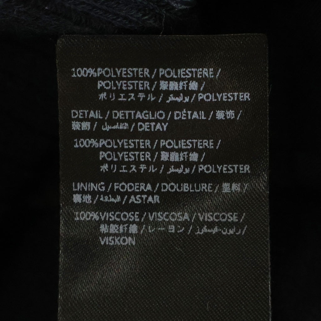 AMIRI(アミリ) Velvet Track Jacket AMロゴ刺繍 ベルベット トラックジャケット ブラック AMOUTJ1013