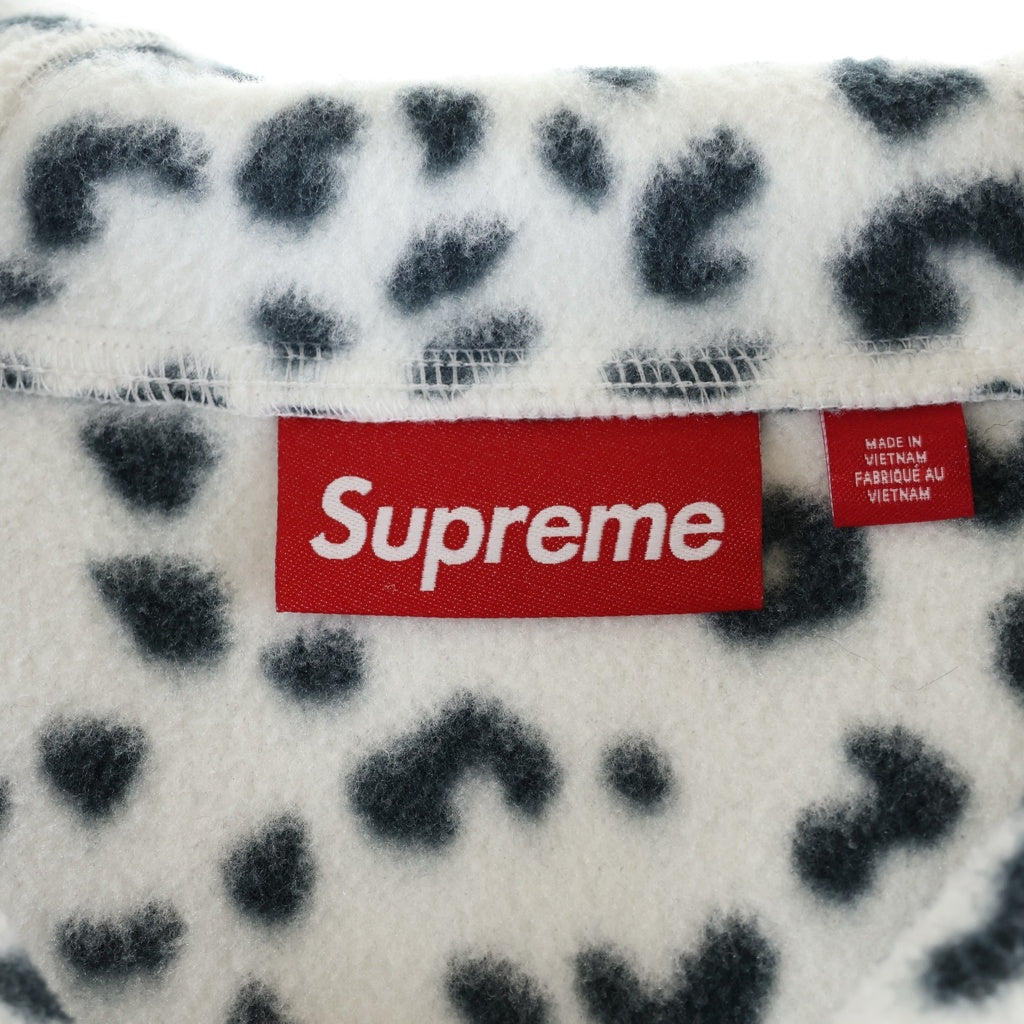 SUPREME(シュプリーム) 24AW Polartec Facemask Half Zip Hooded Sweatshirt ポーラテックフェイスマスクハーフジップフーデッドスウェットシャツ プルオーバーフリースジャケット