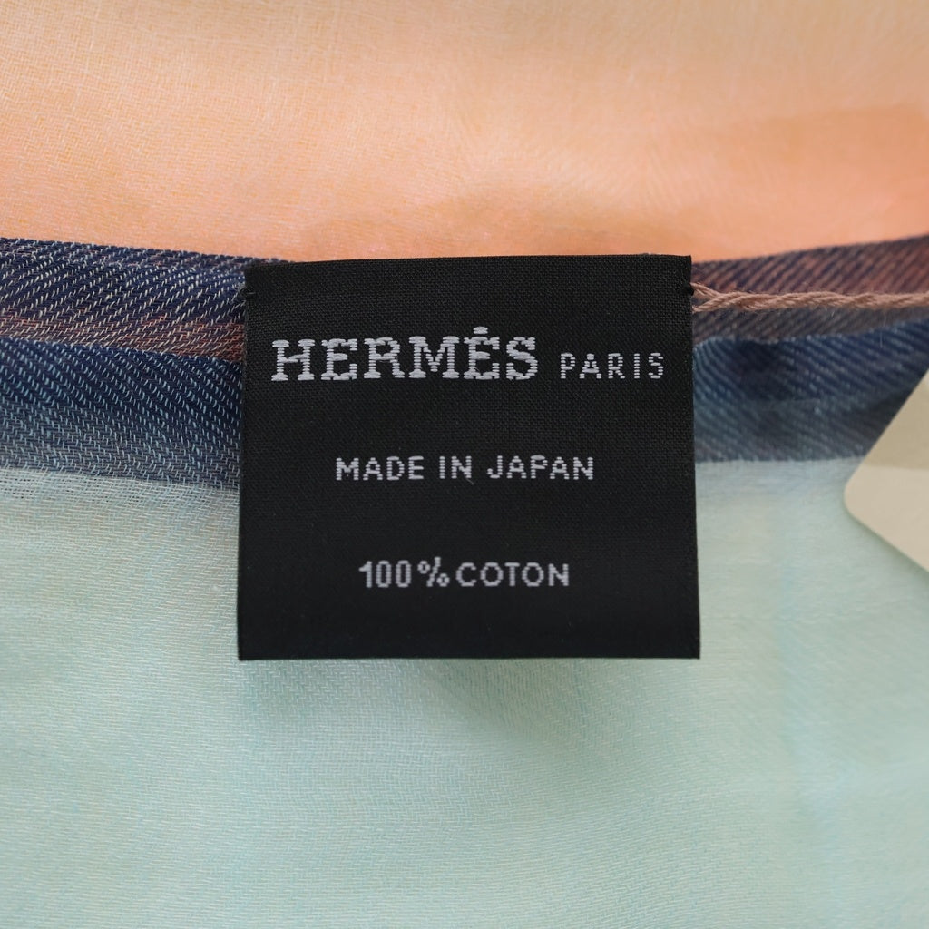 HERMES(エルメス) NAOSHIMA ナオシマ コットンストール マルチカラー レディース