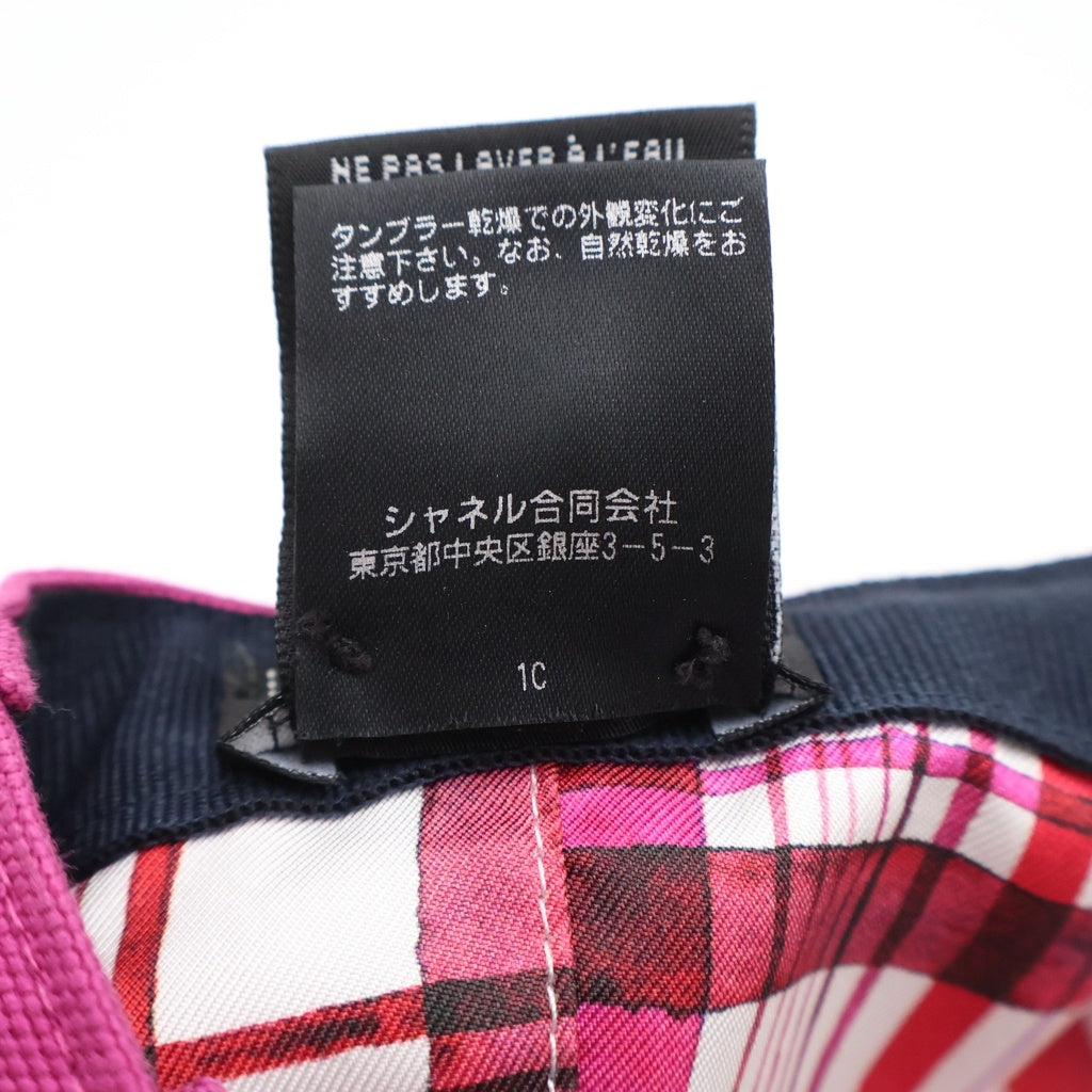 CHANEL(シャネル) ビーズココマーク 6パネルキャップ ピンク レディース
