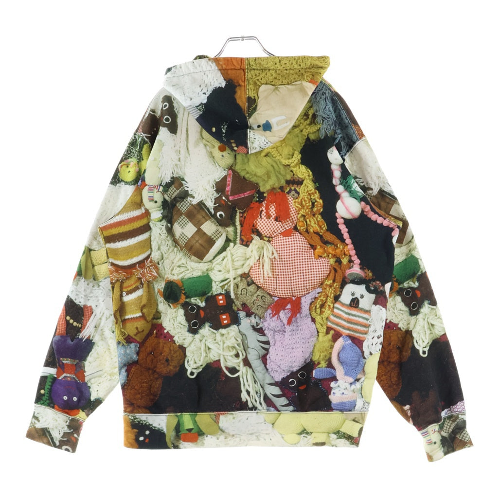 SUPREME(シュプリーム) 18AW xMike Kelley More Love Hours Hoodie マイクケリー モアラブアワーズ 総柄 フーディー プルオーバーパーカー マルチカラー
