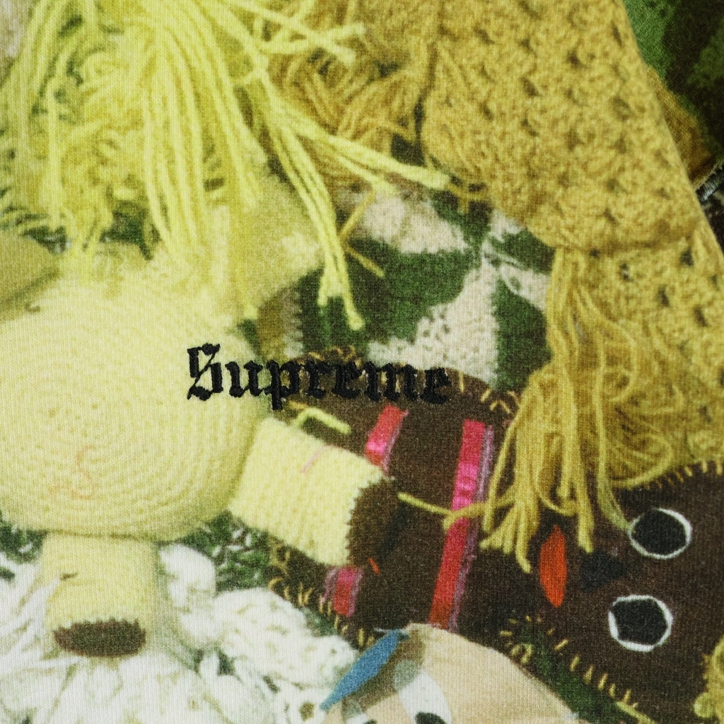 SUPREME(シュプリーム) 18AW xMike Kelley More Love Hours Hoodie マイクケリー モアラブアワーズ 総柄 フーディー プルオーバーパーカー マルチカラー