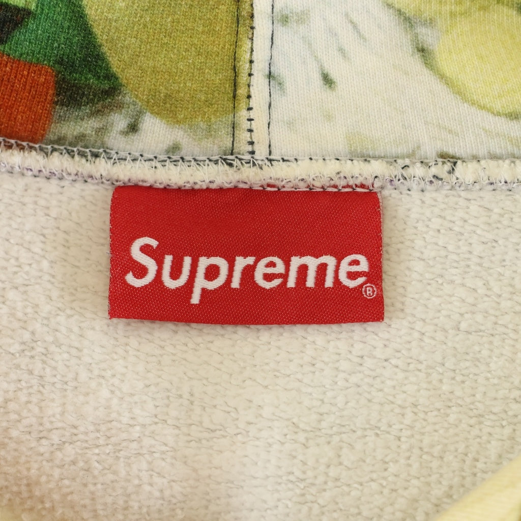 SUPREME(シュプリーム) 18AW xMike Kelley More Love Hours Hoodie マイクケリー モアラブアワーズ 総柄 フーディー プルオーバーパーカー マルチカラー