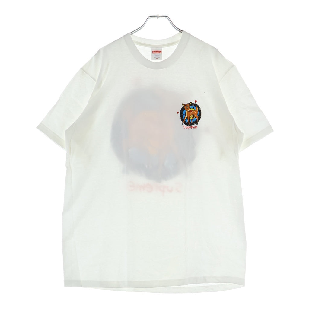 SUPREME(シュプリーム) 22SS Deer Tee ディア シカ プリント クルーネック 半袖Tシャツ ホワイト