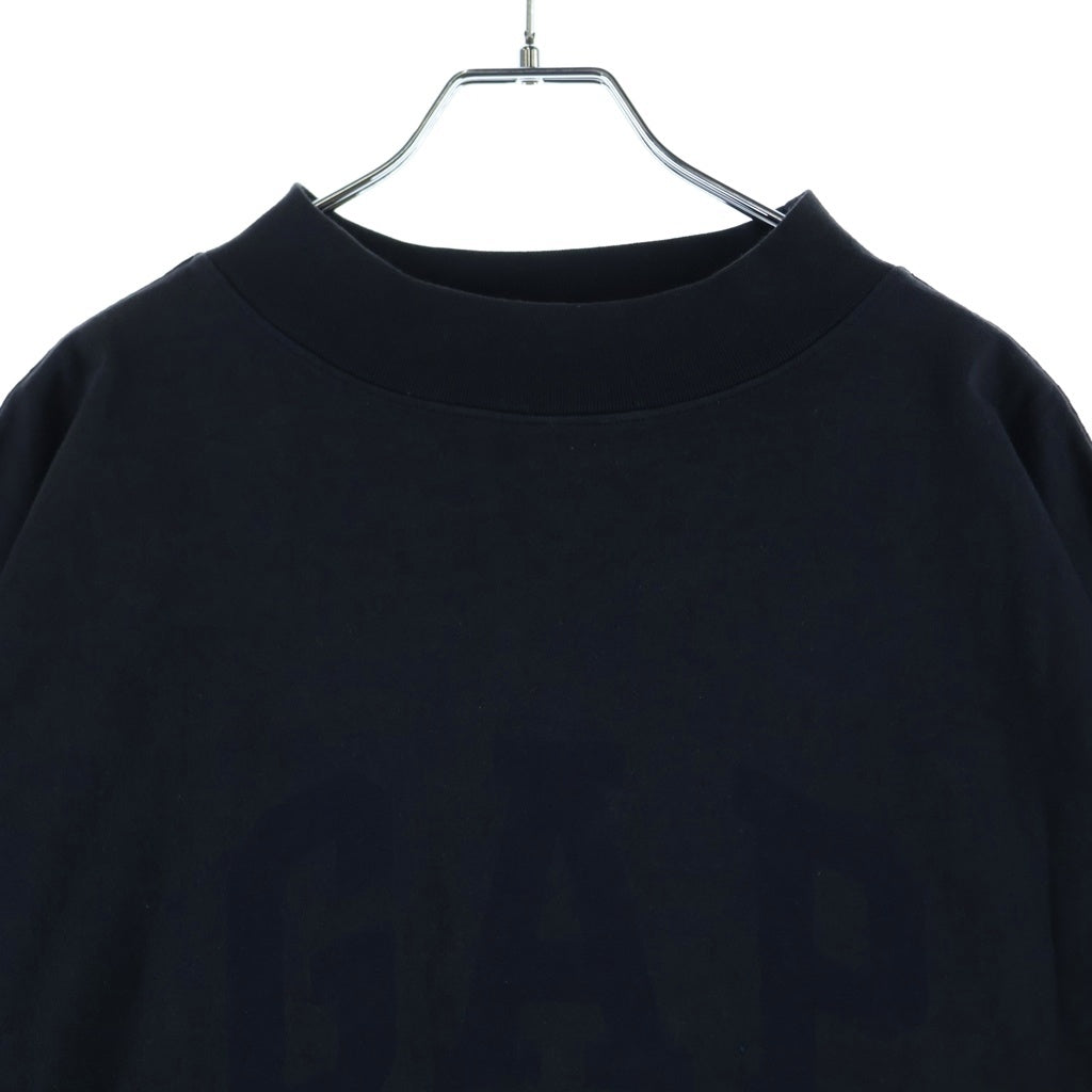Yeezy Gap Engineered by Balenciaga(イージー ギャップ エンジニアードバイ バレンシアガ) CROP DOVE NO SEAM TEE クルーネック半袖Tシャツカットソー ブラック 719615 TMVQ2