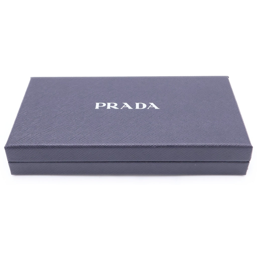 PRADA(プラダ) サフィアーノレザー ボロタイ トライアングルロゴ ブラック 2IC027_QHH_F0002