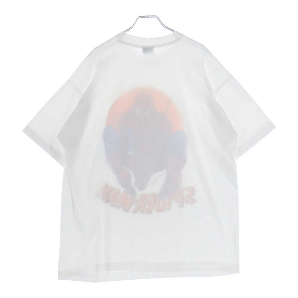 VINTAGE(ヴィンテージ) 80s SPIDERMAN スパイダーマン 半袖 Tシャツ カットソー クルーネック ホワイト