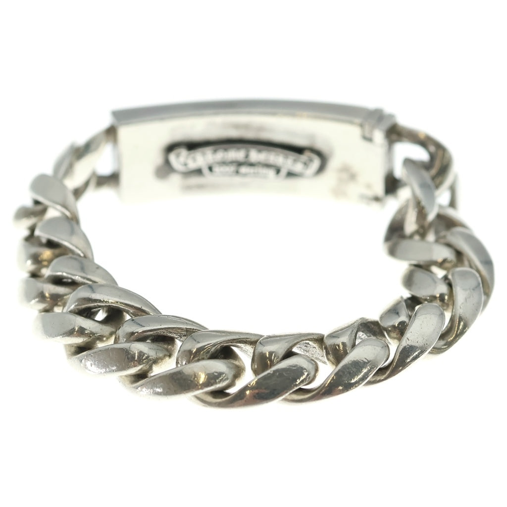CHROME HEARTS(クロムハーツ) ID FLORAL CRS フローラルクロスIDクラシックリンク ブレスレット 13LINK シルバー BCA164