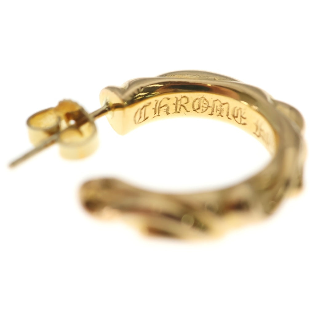 CHROME HEARTS(クロムハーツ) 22K HOOP SCROOL 1 22Kスクロールフープ ゴールドピアス