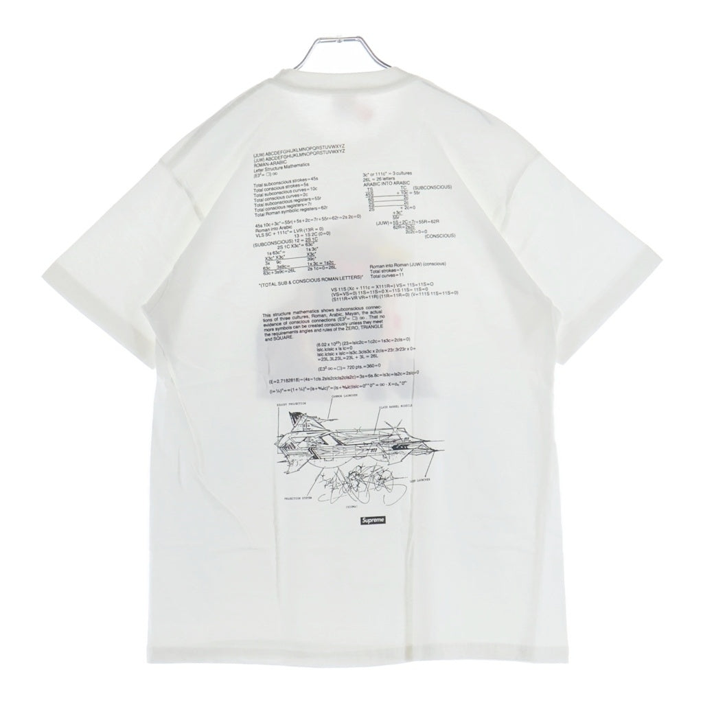 SUPREME(シュプリーム) 20SS Rammellzee TEE フロントプリント クルーネック 半袖Tシャツ ホワイト