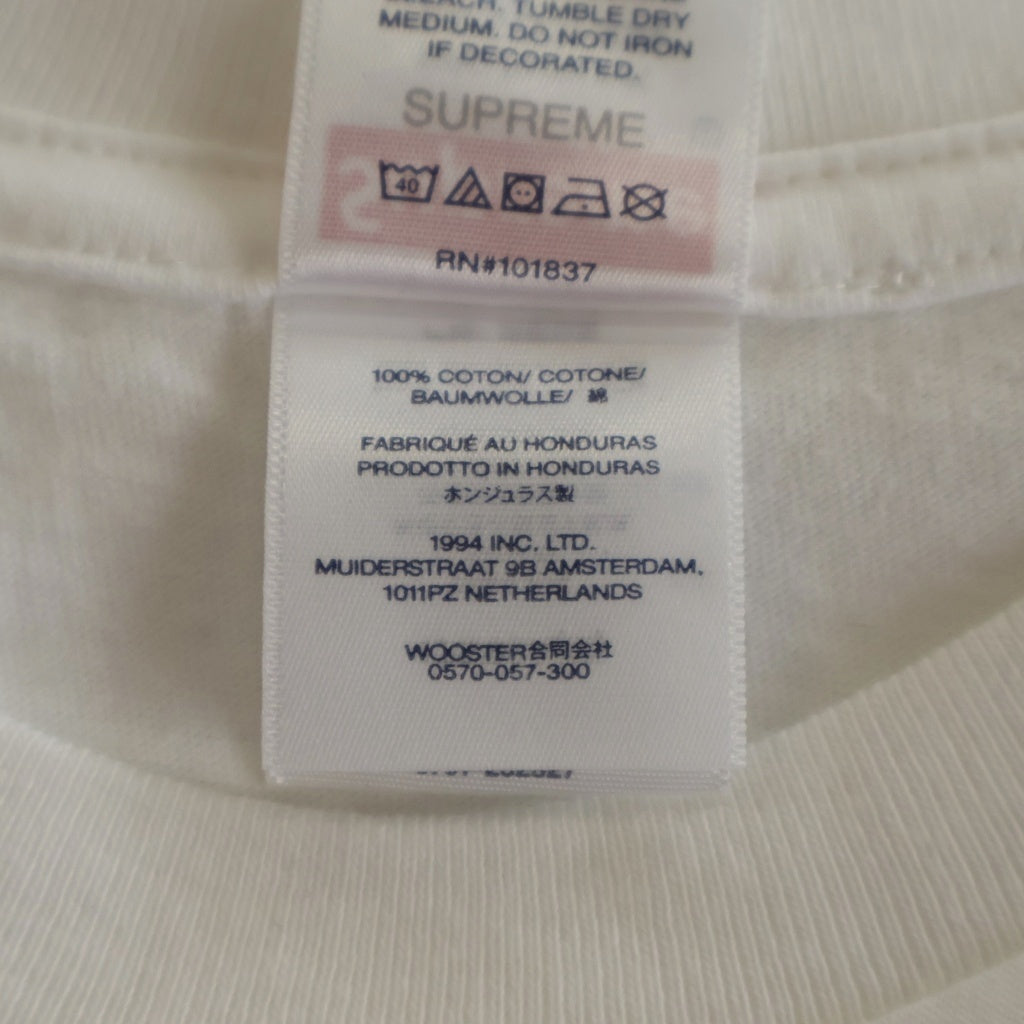 SUPREME(シュプリーム) 25SS Beaf Tee フロントプリント クルーネック 半袖Tシャツ ホワイト