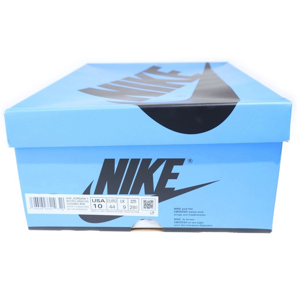 NIKE(ナイキ) AIR JORDAN 1 RETRO HI OG UNIVERSITY BLUE DZ5485-400 エアジョーダン1ハイOG ユニバーシティブルー ハイカットスニーカー ホワイト/ブルー US10/28cm
