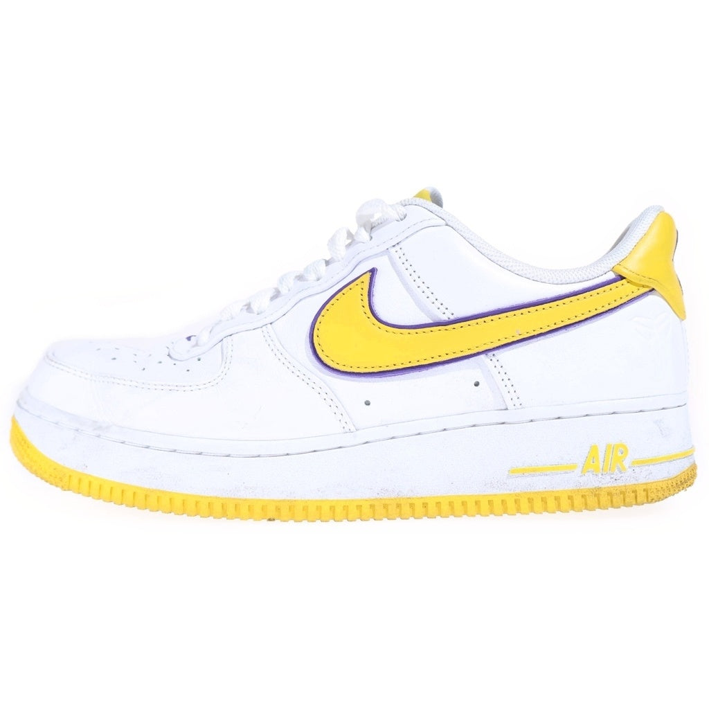 NIKE(ナイキ) Air Force 1 Low Retro QS KB エアフォース1ロー レトロ クイックストライク コービー・ブライアント ホワイト/イエロー/パープル US9/27cm FZ1151-100