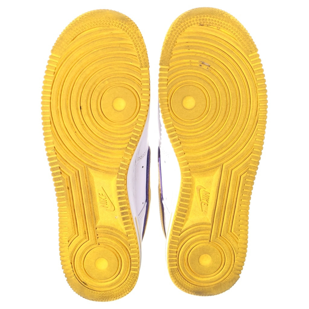 NIKE(ナイキ) Air Force 1 Low Retro QS KB エアフォース1ロー レトロ クイックストライク コービー・ブライアント ホワイト/イエロー/パープル US9/27cm FZ1151-100