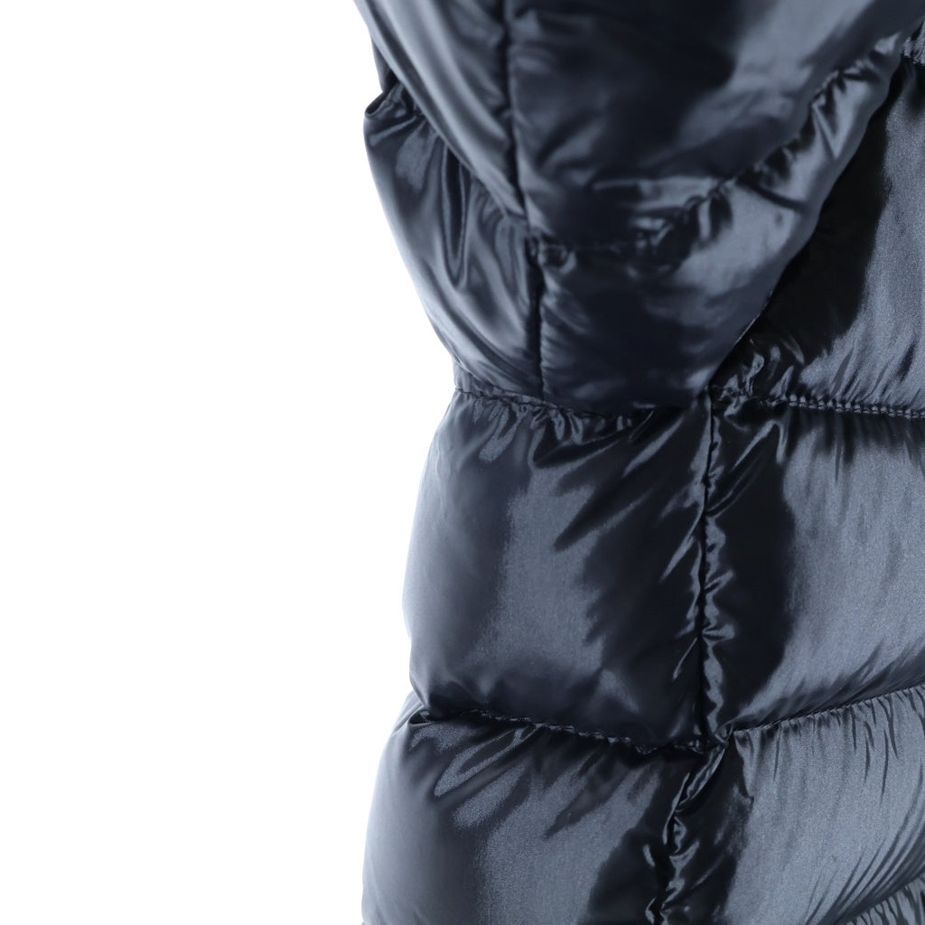 MONCLER(モンクレール) 23AW MOKA モカ フーデッド ジップアップ ダウン ロング ジャケット コート ブラック I29541C50110 68950 レディース