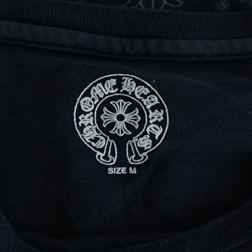 CHROME HEARTS(クロムハーツ) CH PLUS S/S TEE バックCHプラスプリント クルーネック 半袖Tシャツ ブラック
