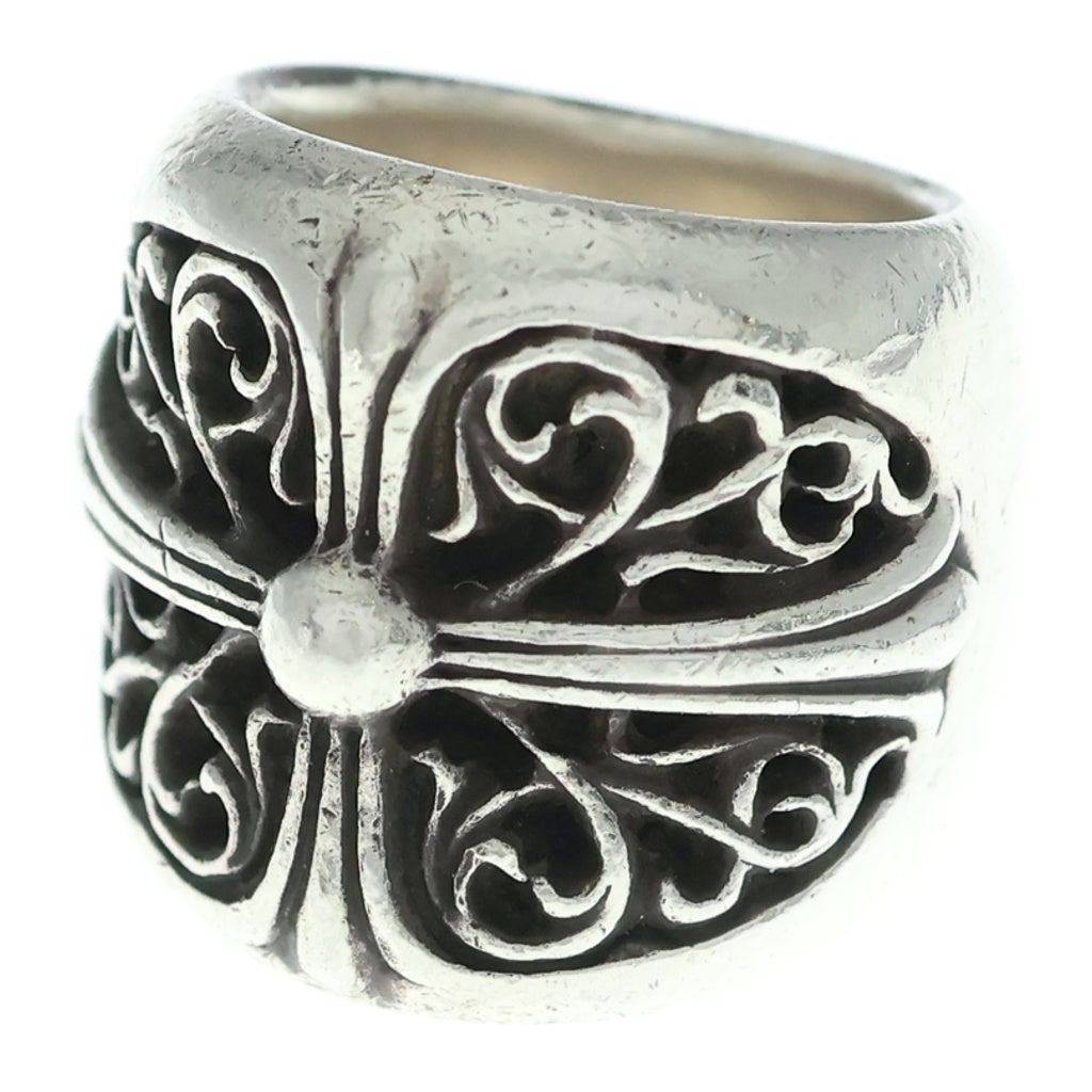CHROME HEARTS(クロムハーツ) CLASSIC OVAL クラシックオーバルクロス リング シルバー BCA340