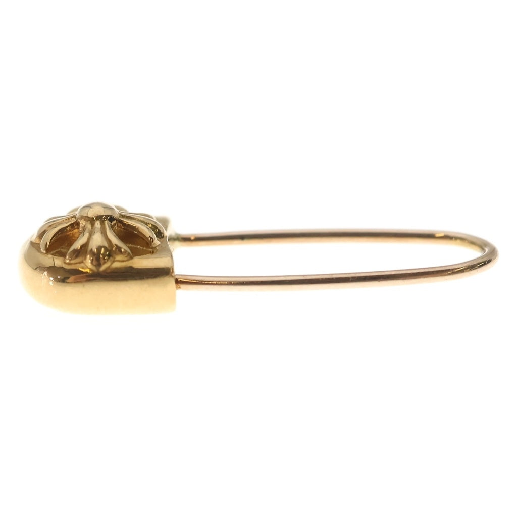CHROME HEARTS(クロムハーツ) 22K ER SAFETY PIN セーフティピン ピアス ゴールド