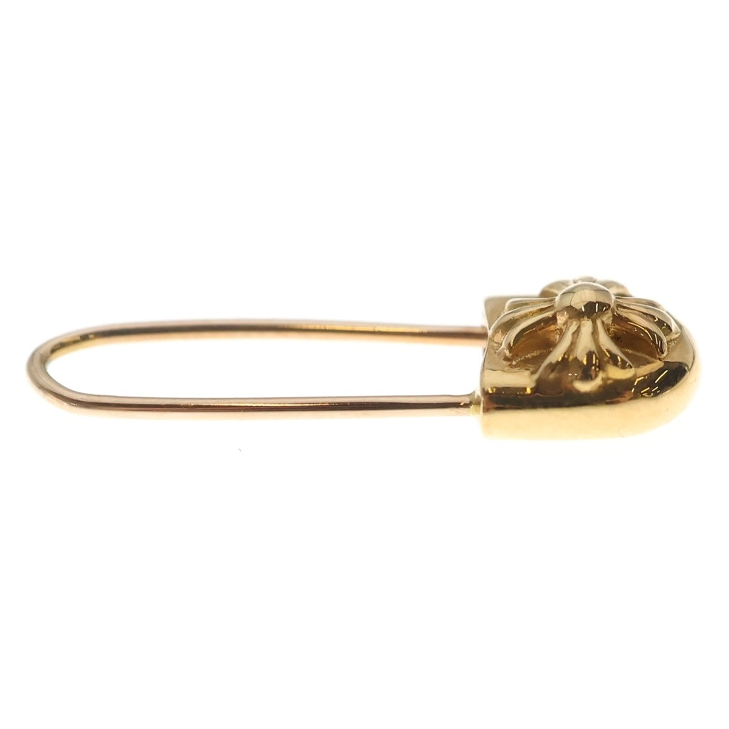 CHROME HEARTS(クロムハーツ) 22K ER SAFETY PIN セーフティピン ピアス ゴールド