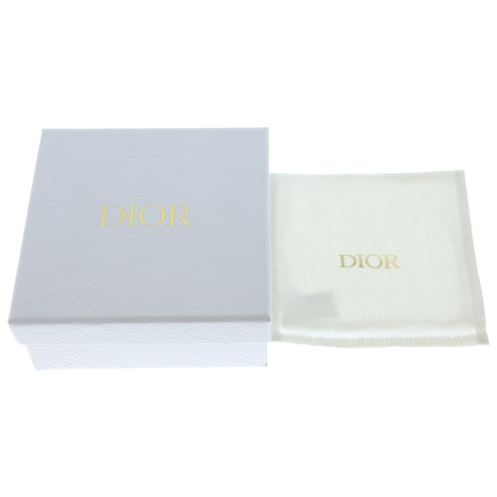 DIOR(ディオール) ロゴ ラインストーン チョーカー ゴールドGP ネックレス ゴールド/ブラック レディース