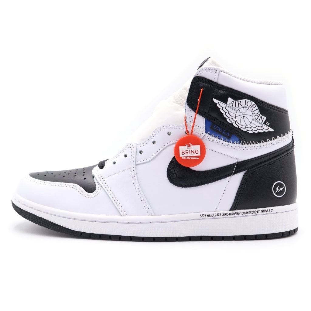 NIKE(ナイキ) ×Fragment Design ×UNION Air Jordan 1 ×フラグメントデザイン ×ユニオン エアジョーダン1 レトロ ハイカットスニーカー II7282-100 US10/28.0cm