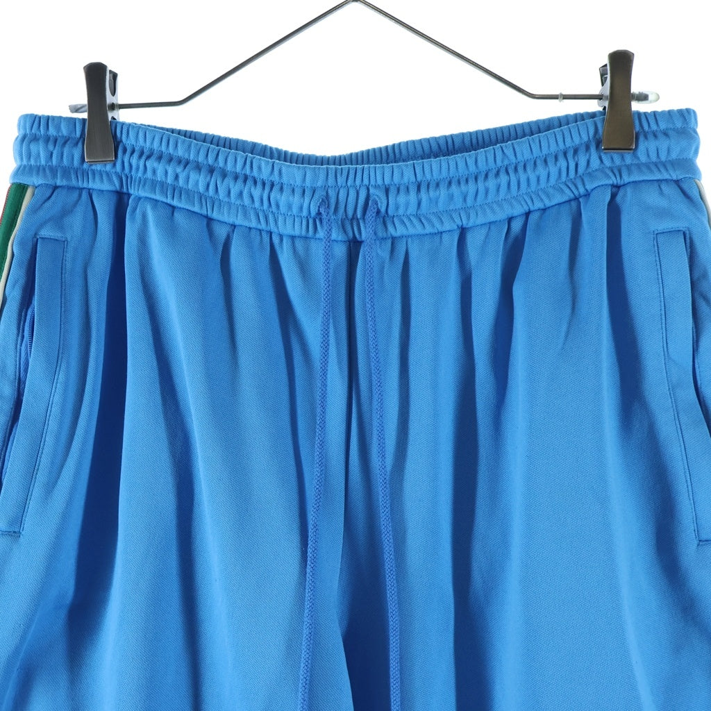 GUCCI(グッチ) 21SS Web Line Technical Jersey Pant ウェブラインテクニカルジャージパンツ スウェットジョガーパンツ ブルー 650038 X1C5N