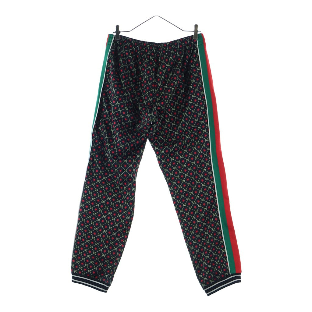 GUCCI(グッチ) 19AW GG Star Jersey Track Pants GGスタートラックパンツ ブラック 575735 XJBA6