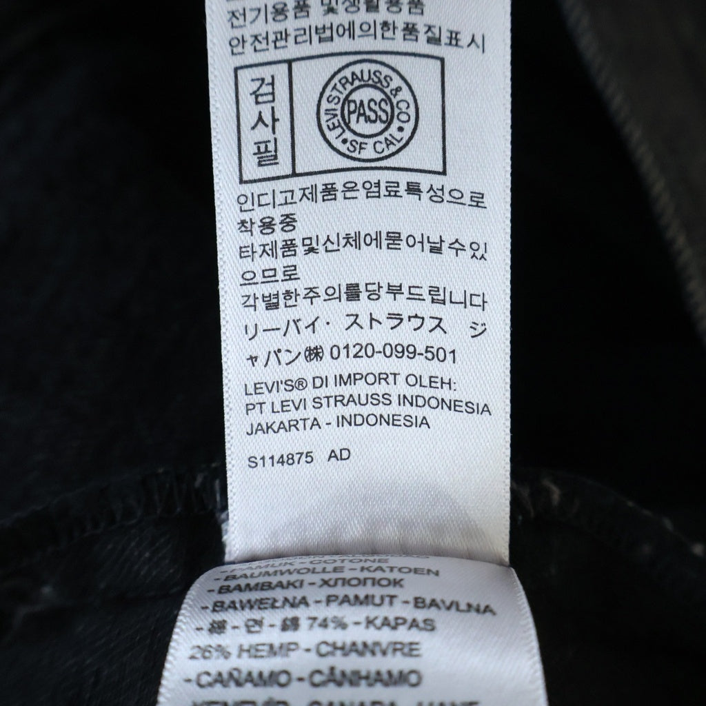 Levi's premium(リーバイスプレミアム) 30th 別注 Type 1 Trucker Jacket トラッカージャケット デニムジャケット ジージャン ブラック PC9-0022Q-0000
