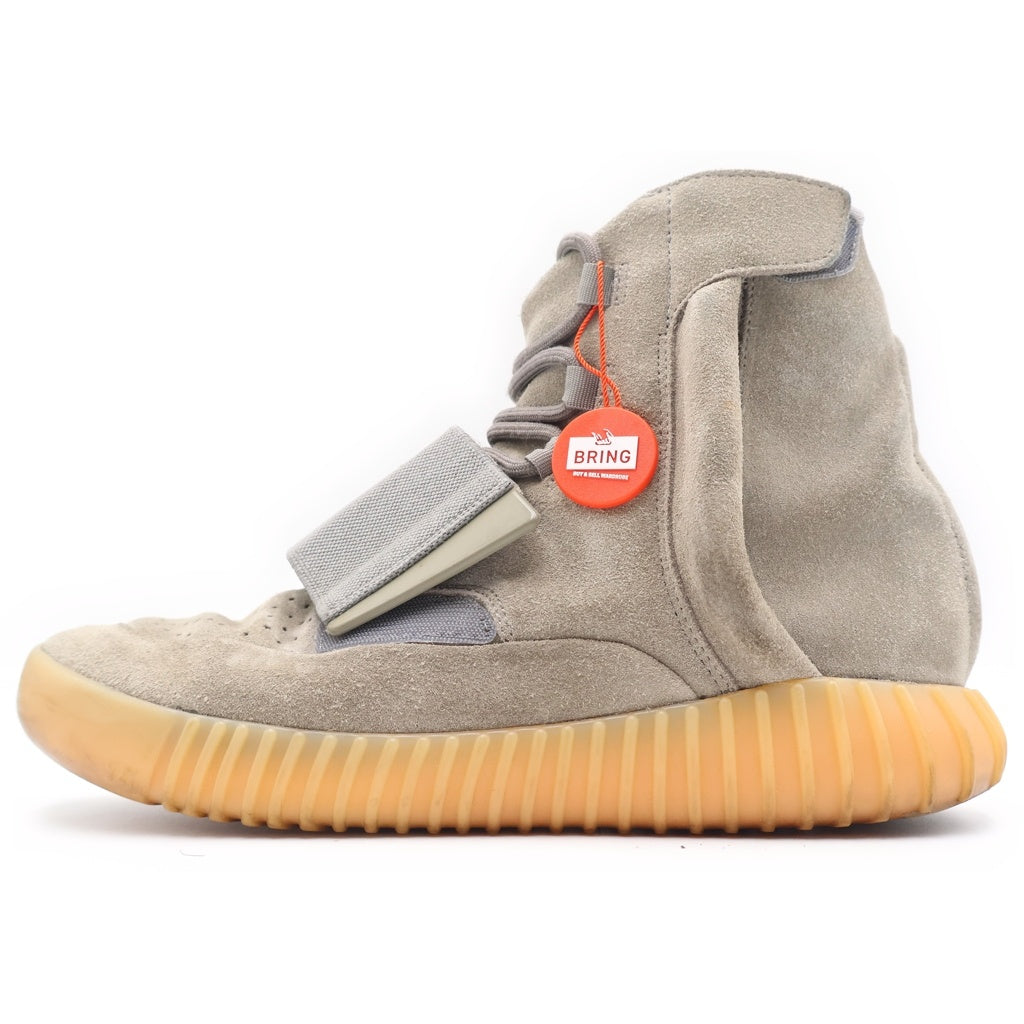 adidas(アディダス) YEEZY BOOST 750 Light Grey イージーブースト750 ハイカットスニーカー サイドジップ ベルクロストラップ グレー BB1840 US8/26cm