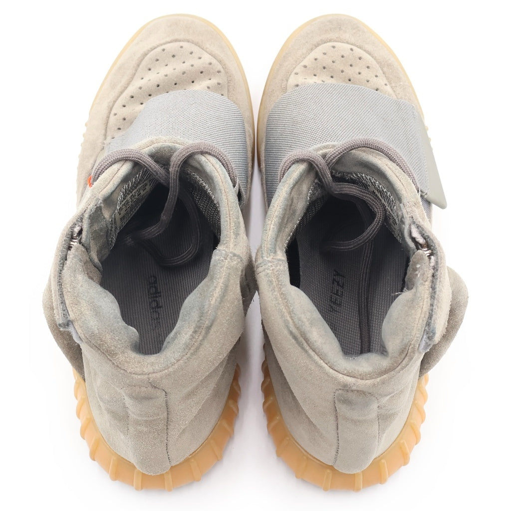 adidas(アディダス) YEEZY BOOST 750 Light Grey イージーブースト750 ハイカットスニーカー サイドジップ ベルクロストラップ グレー BB1840 US8/26cm