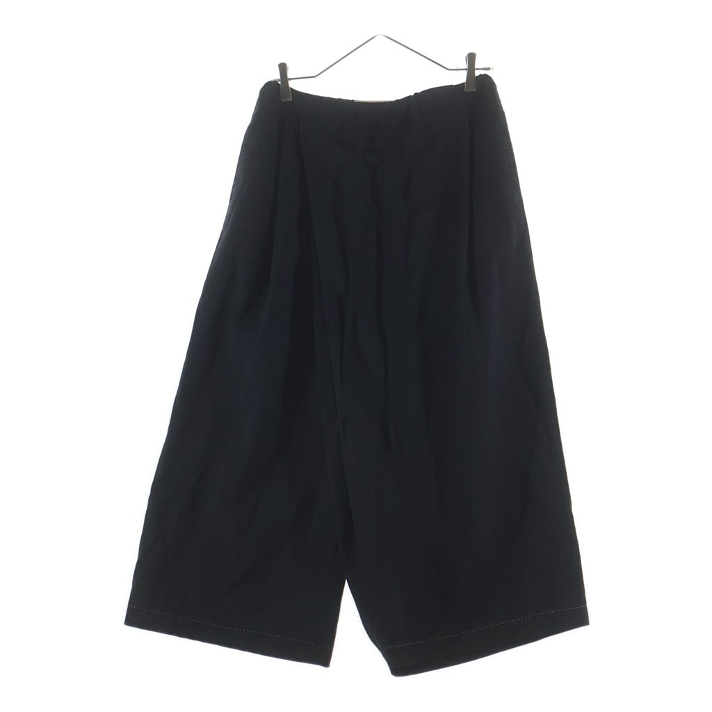 MARNI(マルニ) 25AW Tropical Wool Wrap Pants トロピカル ウール ダブルラップ パンツ ブラック PAMA0074S0 TW839
