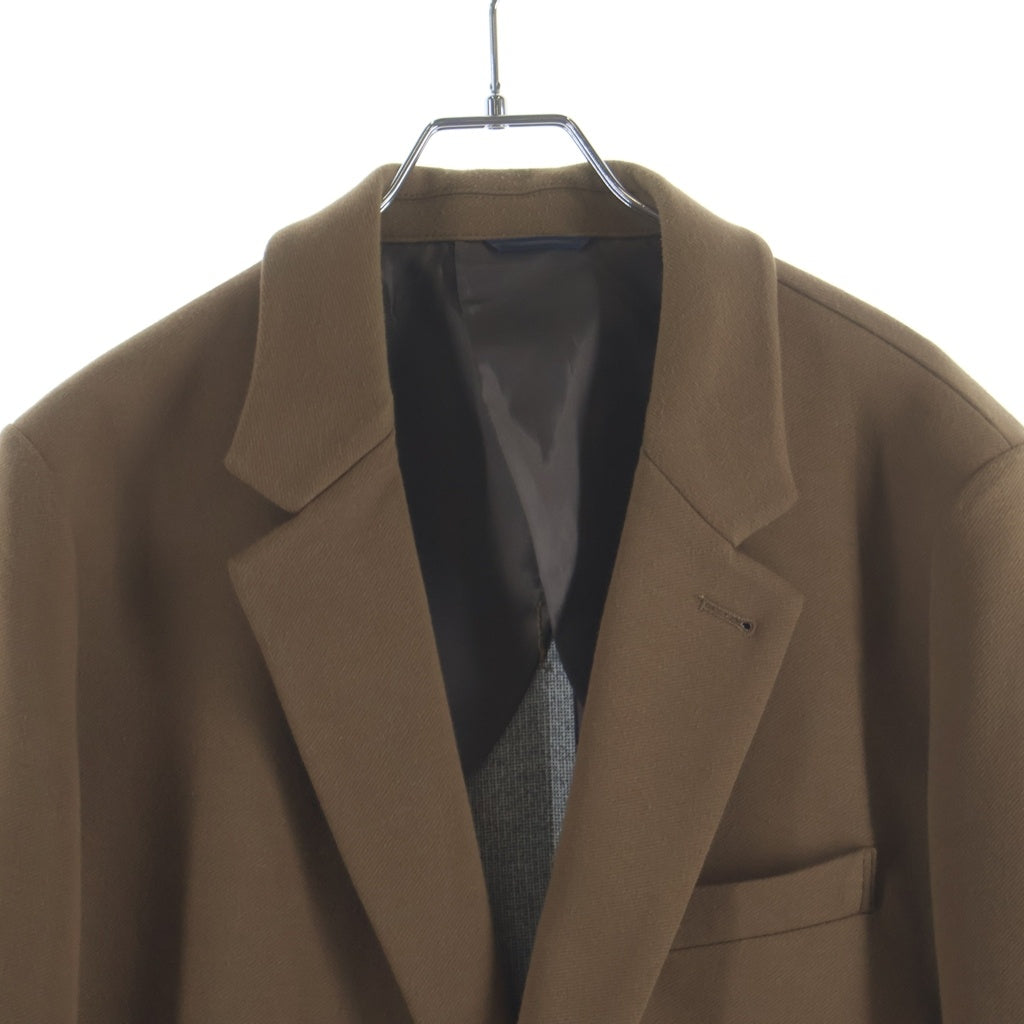 jun hashimoto(ジュンハシモト) 19AW NUKUMORI CHESTERCOAT ヌクモリ チェスターコート ブラウン 1011920010
