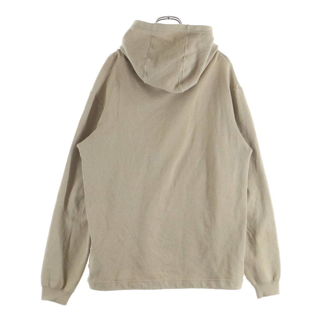 jun hashimoto(ジュンハシモト) 21SS MESH KNIT PARKA メッシュ ニット プルオーバーパーカー ベージュ 1092110001