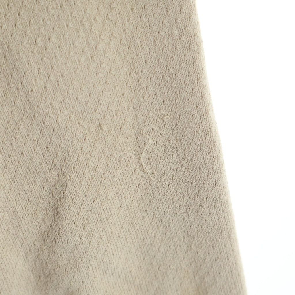 jun hashimoto(ジュンハシモト) 21SS MESH KNIT PARKA メッシュ ニット プルオーバーパーカー ベージュ 1092110001