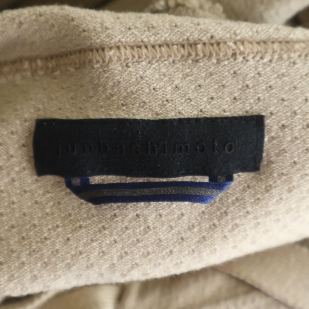 jun hashimoto(ジュンハシモト) 21SS MESH KNIT PARKA メッシュ ニット プルオーバーパーカー ベージュ 1092110001
