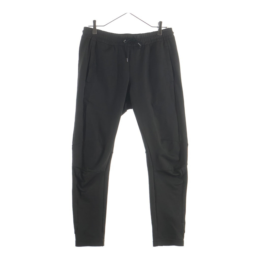 jun hashimoto(ジュンハシモト) 19AW SLIM JERSEY PANTS スリム ジャージー パンツ ブラック 1071910004-6