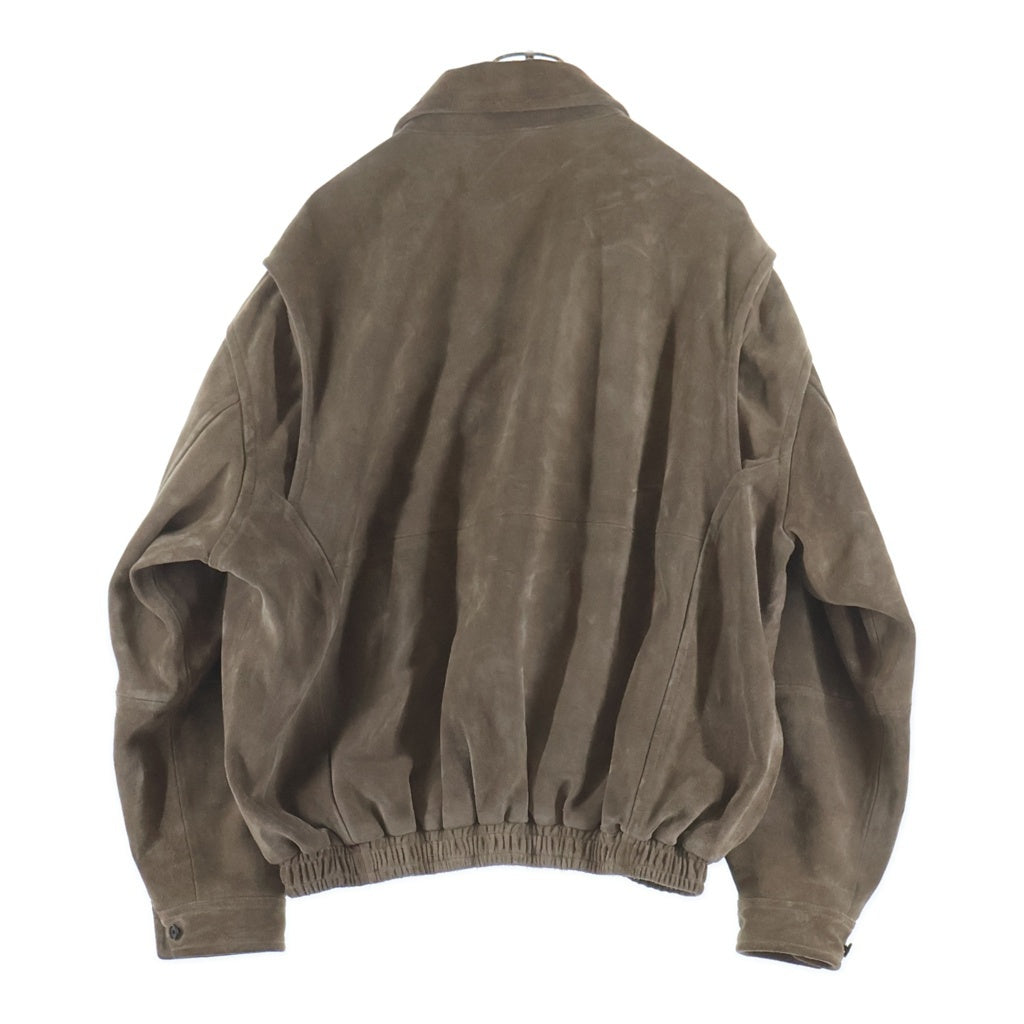 THE ROW(ザロウ) Ronan Suede Jacket ロナン スエードジャケット ジップアップブルゾン ブラウン 561 L237
