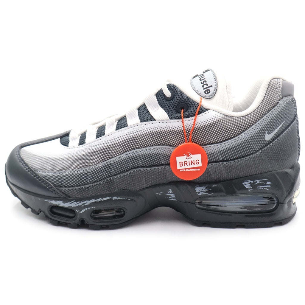 NIKE(ナイキ) ×Yu-Gi-Oh! AIR MAX 95 AIR MUSCLE/JONOUCJI 遊戯王 城之内 エアマックス95 エアマッスル ローカットスニーカー ホワイト/ブラック US9/27cm II7404-100
