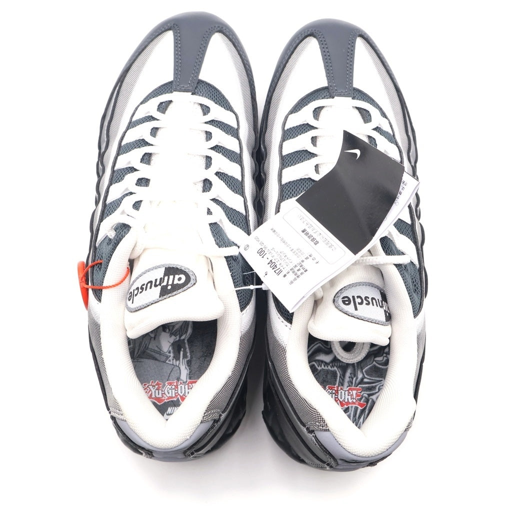 NIKE(ナイキ) ×Yu-Gi-Oh! AIR MAX 95 AIR MUSCLE/JONOUCJI 遊戯王 城之内 エアマックス95 エアマッスル ローカットスニーカー ホワイト/ブラック US9/27cm II7404-100