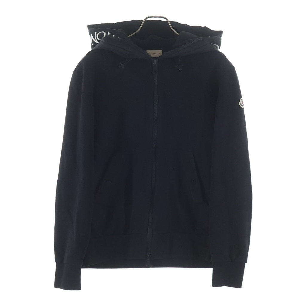 MONCLER(モンクレール) 18AW MAGLIA CARDIGAN ダブルフード ジップアップパーカー ブラック D20918422000 08451