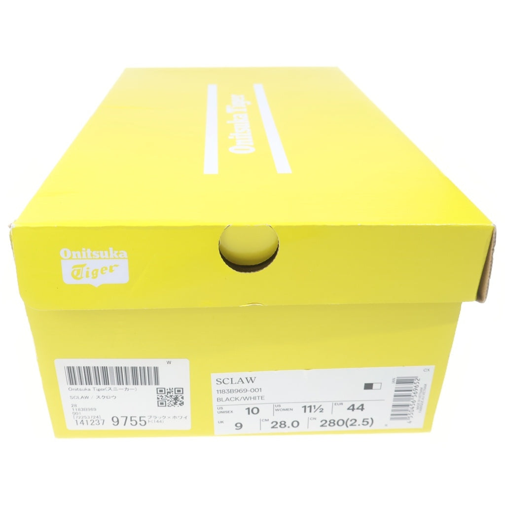 Onitsuka Tiger(オニツカタイガー) SCLAW スクロウ ガムソール ローカットスニーカー ブラック 1183B969-001 US10/28cm