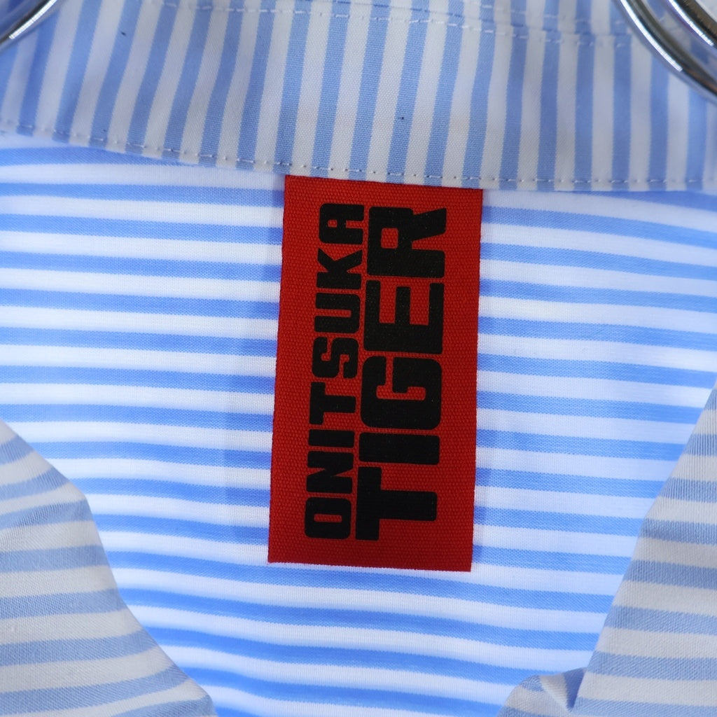 Onitsuka Tiger(オニツカタイガー) ×鉄腕アトム 75th Shirts 75周年記念 長袖シャツジャケット ホワイト/ブルー 2183B288