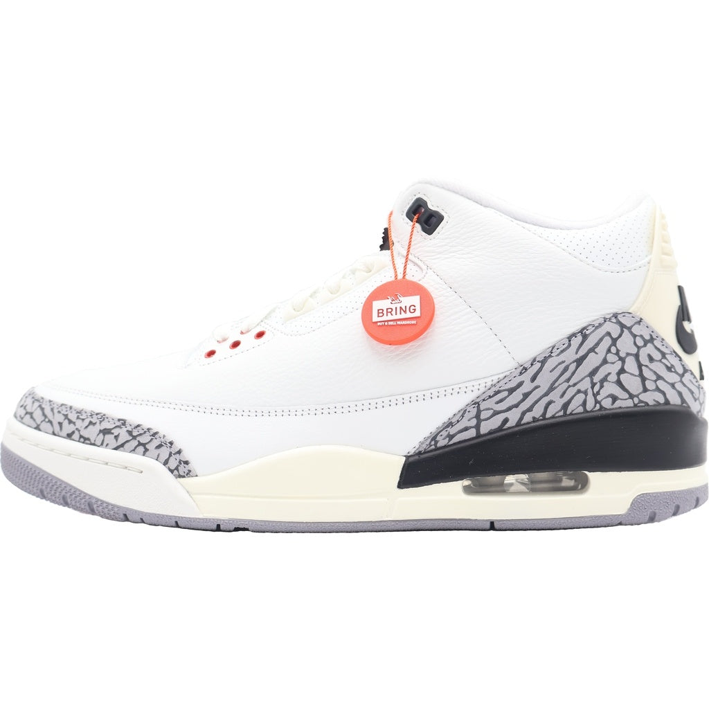 NIKE(ナイキ) AIR JORDAN 3 RETRO WHITE CEMENT REIMAGINED DN3707-100 エアジョーダン3 ホワイトセメント ホワイト/ブラック ミッドカットスニーカー US12/30.0cm