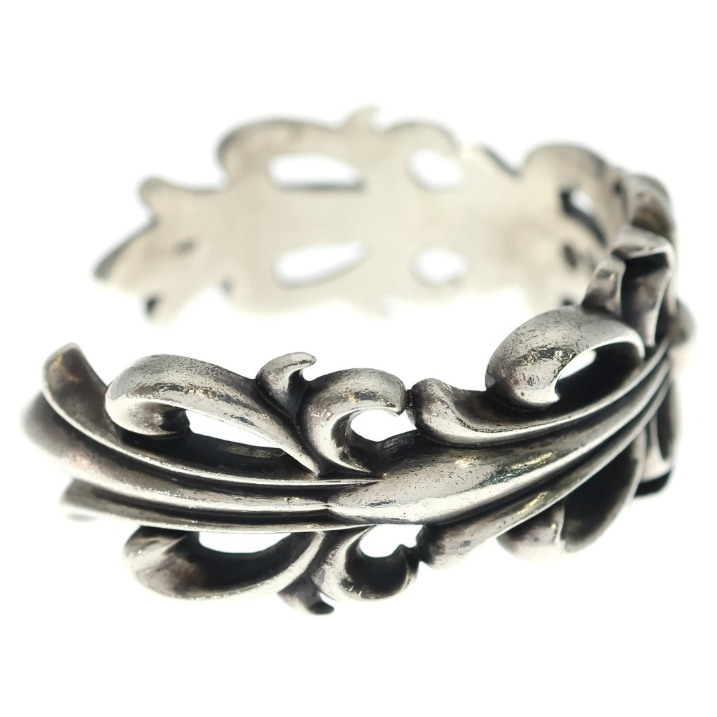 CHROME HEARTS(クロムハーツ) ダブルフローラルクロス カフ バングル ブレスレット