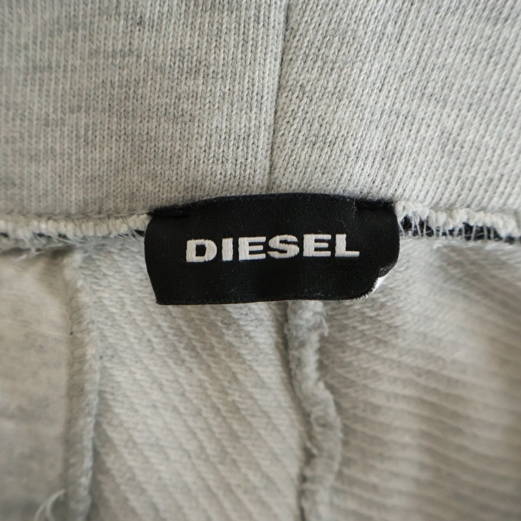 DIESEL(ディーゼル) ウエストロゴ スウェット ジョガーパンツ グレー
